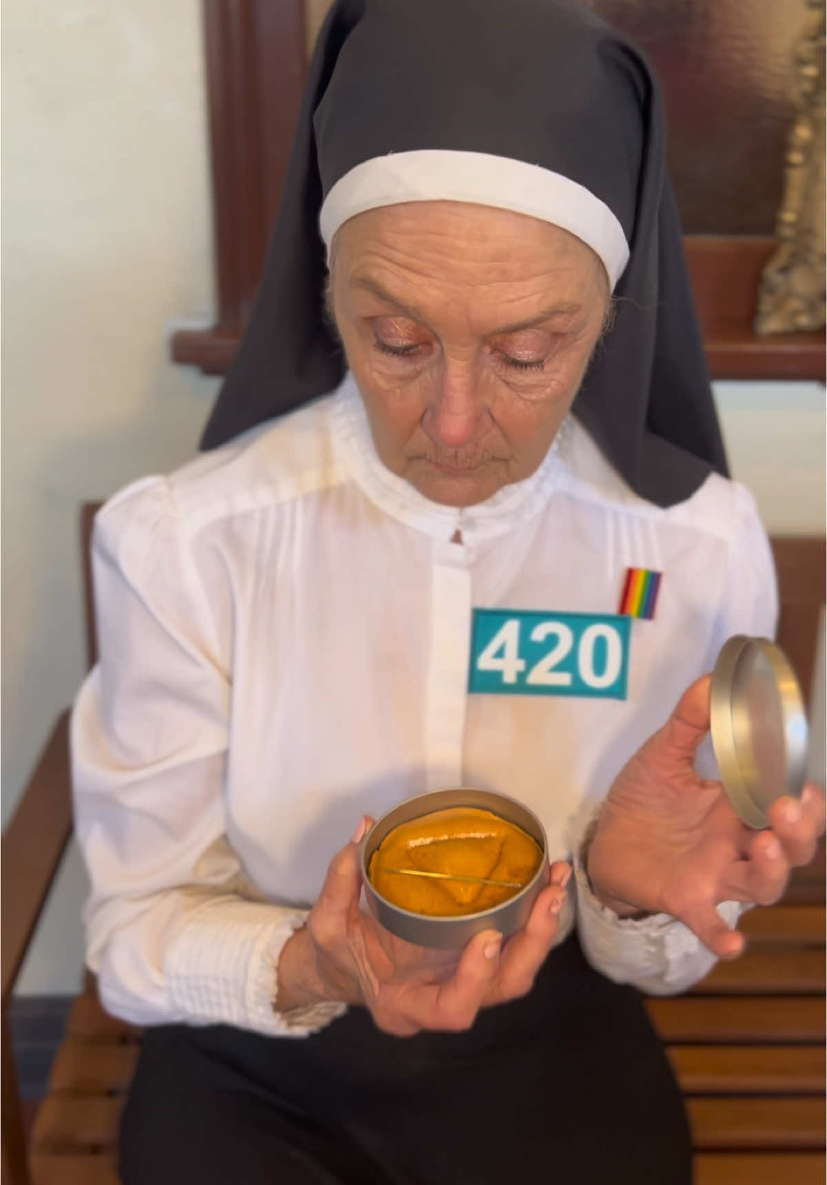 Cookie Challenge @Sister Latrice @Sister Polly Anna @Netflix @Squid Game Netflix #squidgame #cookiechallenge #sistermaryblaze #nuntok #nun #fy #fyp 