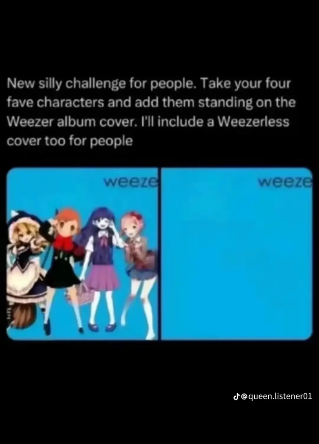 I take after my sister 😭😭 @Jayce 🍊🧡 (Sero’s version) #weezer #weezeralbum #album #fyp #sonic #knuckles #knucklestheechidna #blaze #blazethecat #donnie #donnatello #tmnt #teenagemutantninjaturtles #ninjaturtle #spiderman #peterparker #sonic3 #buddyholly 