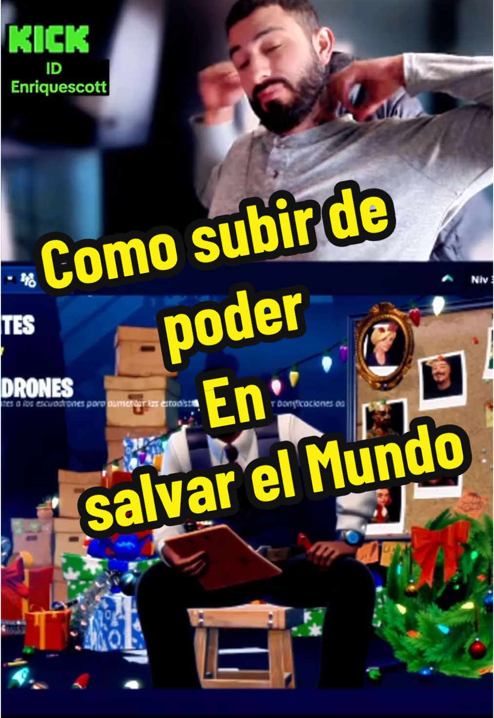 Como subir de poder en salvar el mundo -Ocupas Ayuda? #fortnite #fortnitestw #tiktokgamer #forniteclips