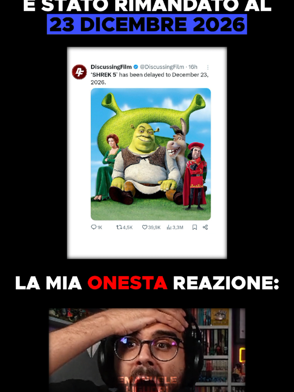 Tutta colpa dei Minions 😔 #dariomoccia #dariomocciatwitch #dariomocciameme #mariosturniolo #cicciogamer89 #shrek #shrekisloveshrekislife #shrek5 #shrekmeme #shrekmemes #shrek2 #shrek3 #shrek4 #shrekforeverafter #ciuchino #donkey #fiona #ilgattoconglistivali #ilgattoconglistivali2 #pussinboots #pussinbootsthelastwish #pussinboots2 #mikemyers #camerondiaz #eddiemurphy #antoniobanderas #dreamworks #dreamworksanimation #universal #universalstudios #minions #cattivissimome #despicableme 