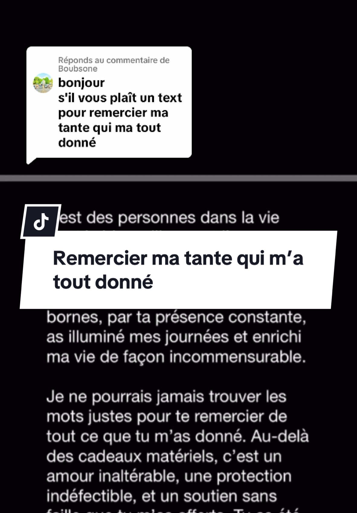 Réponse à @Boubsone #vagueducoeur 