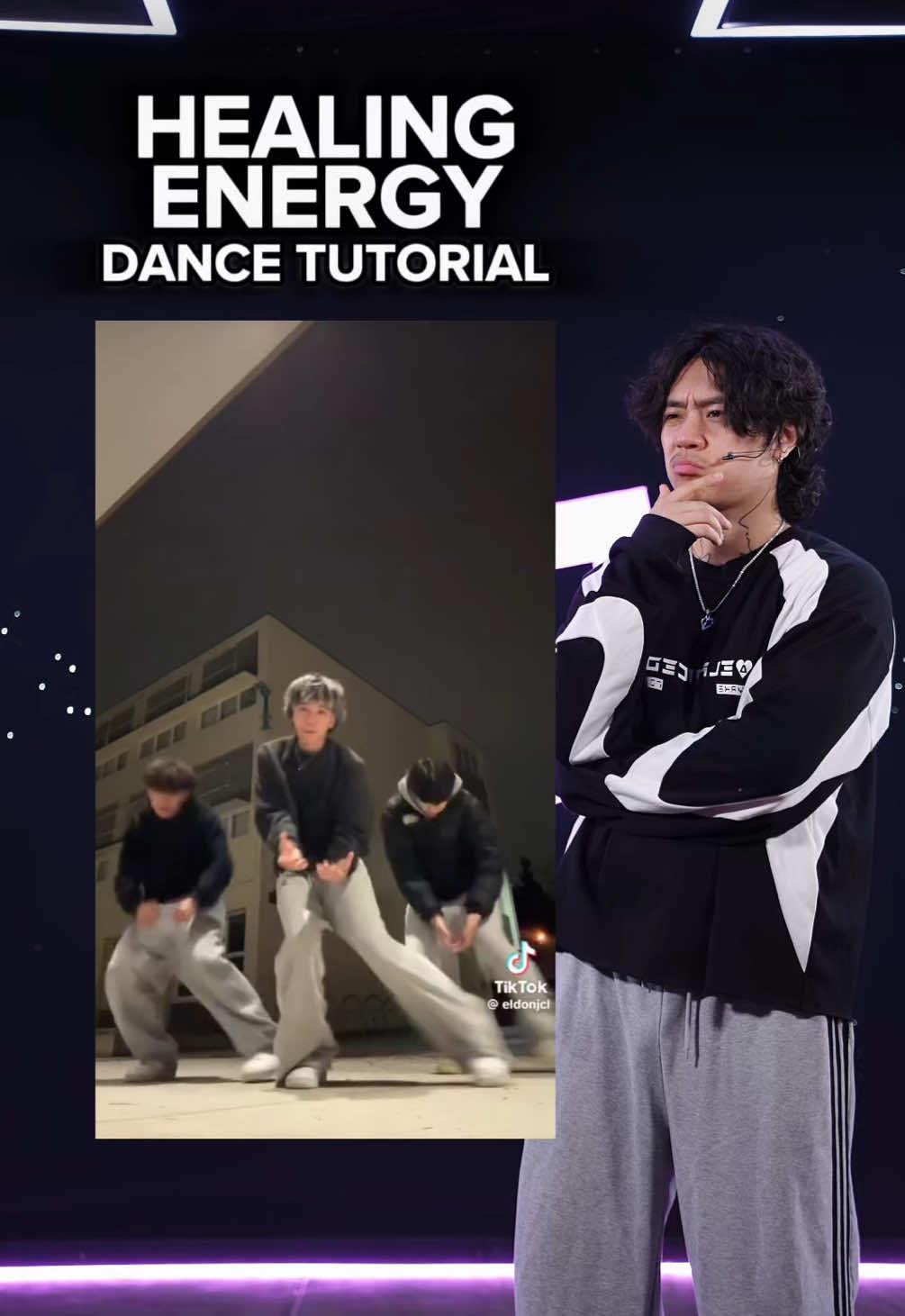 a tutorial to @Deco & @Dilen De Zilva dance to Healing Energy!🙏💙 Full tutorial on our dance academy for FREE, download the app! Taught by @Michael Le 