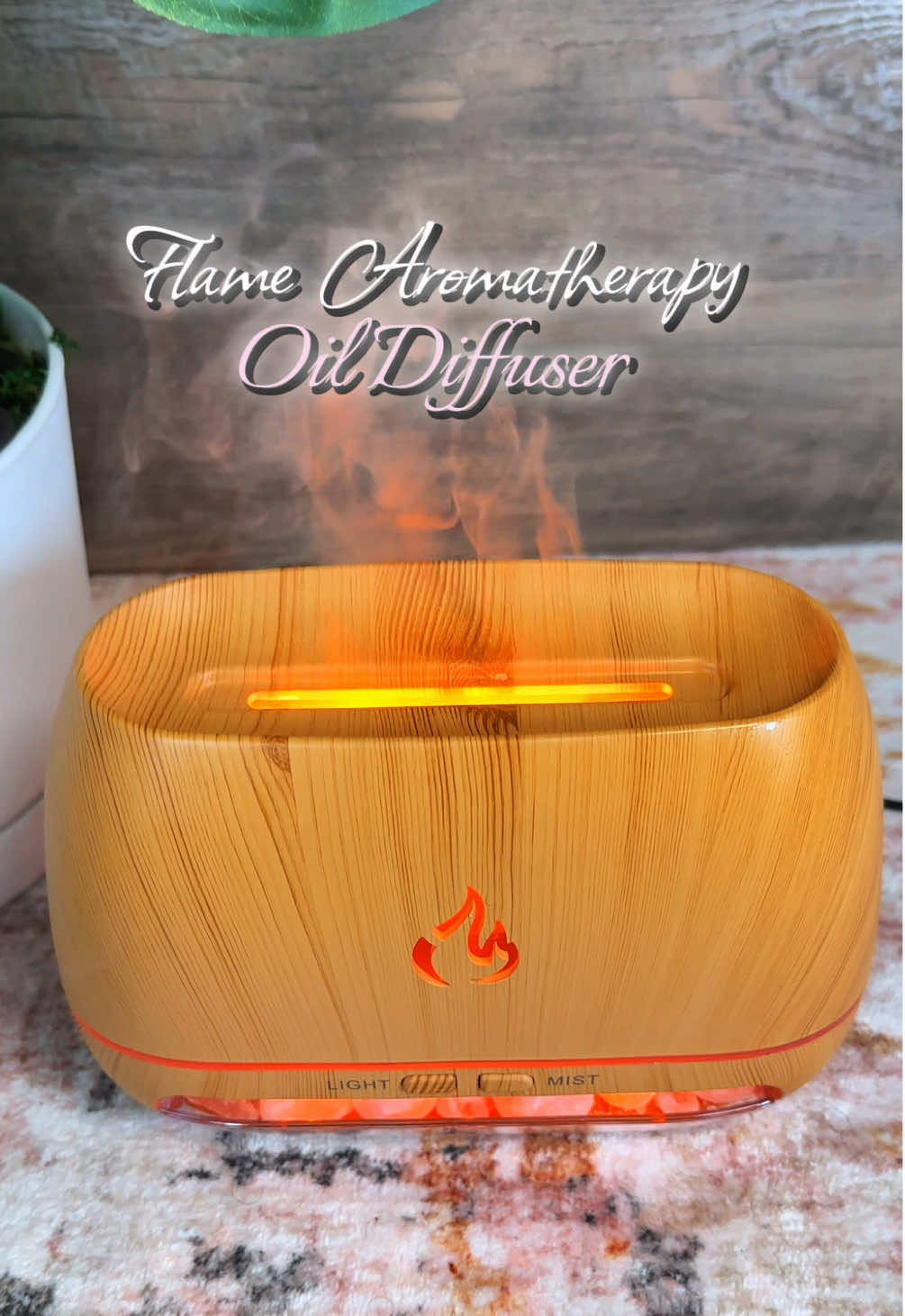 Home Essential #flamearomadiffuser #oildiffuser #homefinds 