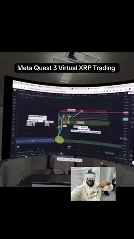 VR training in the future will be the way we get educated. Please watch this video as I do VR training via MetaTrader quest 3 headset looking over XRP 📊 on 100 inch screen in the headset. God bless you guys. ##Kingdom##Christian##vR##metaquest3##xrp##wisdom##wealthtransfer##xrpcommunity##TikTokLIVE##investing