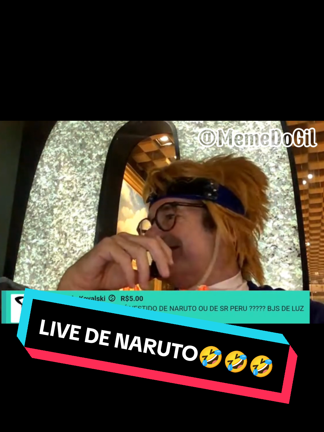 Live de Naruto🤣🤣🤣 #fernandogil #livestream #fyp 