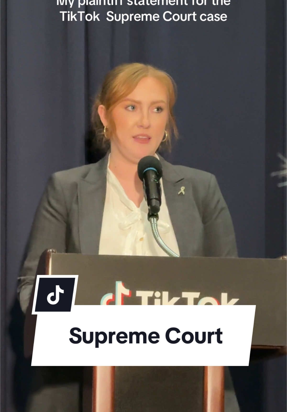 Thank you @TikTok for taking us to Supreme Court, for choosing us to tell our stories and be a part of history.  Thank you @Loveandpebble @Btypep and the other creators for standing together and sharing your stories as well.  Thanks to Noel and Jeff for being such incredible representation. Tim and Chelsea for walking us through the last year.  #supremecourt #tiktokban #keeptiktok #tiktok 