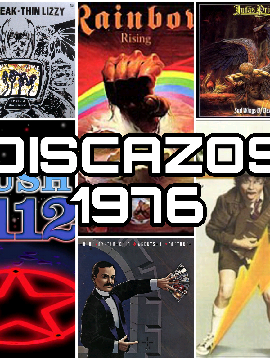 DISCAZOS 1976, cual es tu preferido? ig: sofitametal  #discazos #1976 #hardrock #heavymetal #albumes #musica 