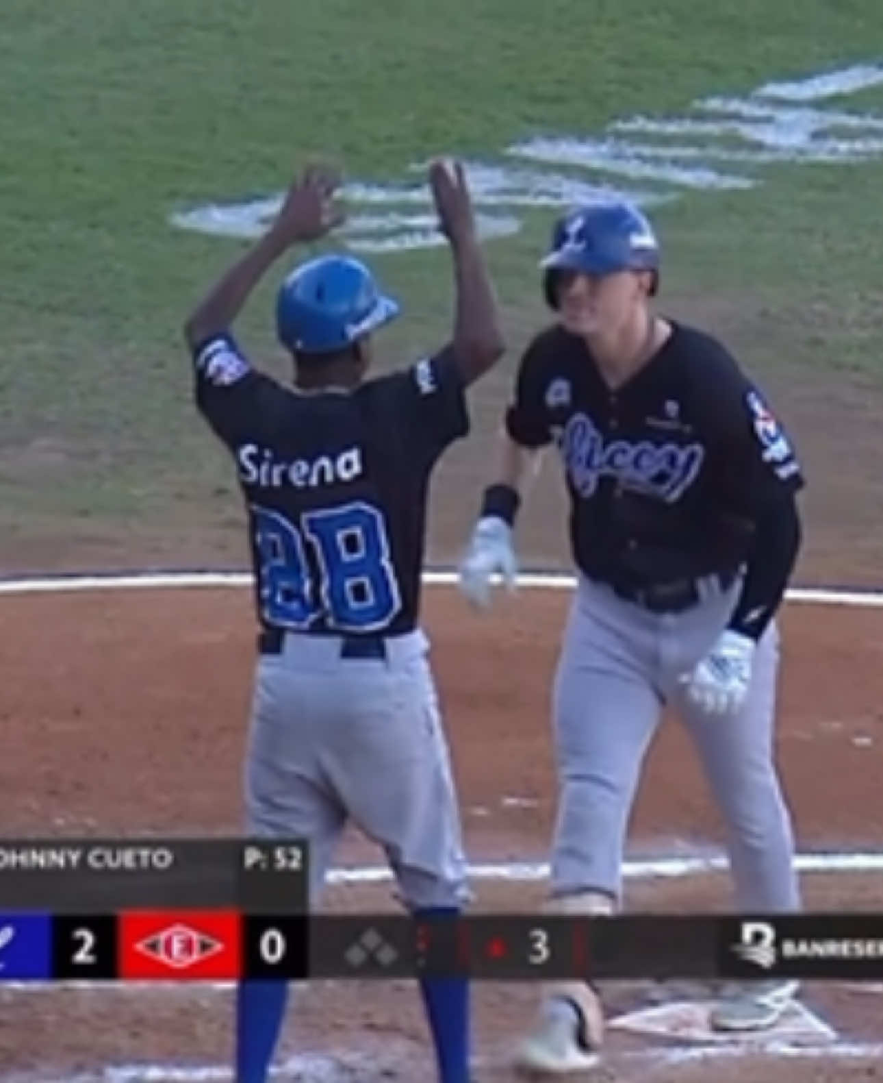 ¡UN CUETORUN! 💣🔥🤣🤣🤣 Para @troy_johnston_ , 💥⚾ 2-0 @tigresdellicey #TigresDelLicey 