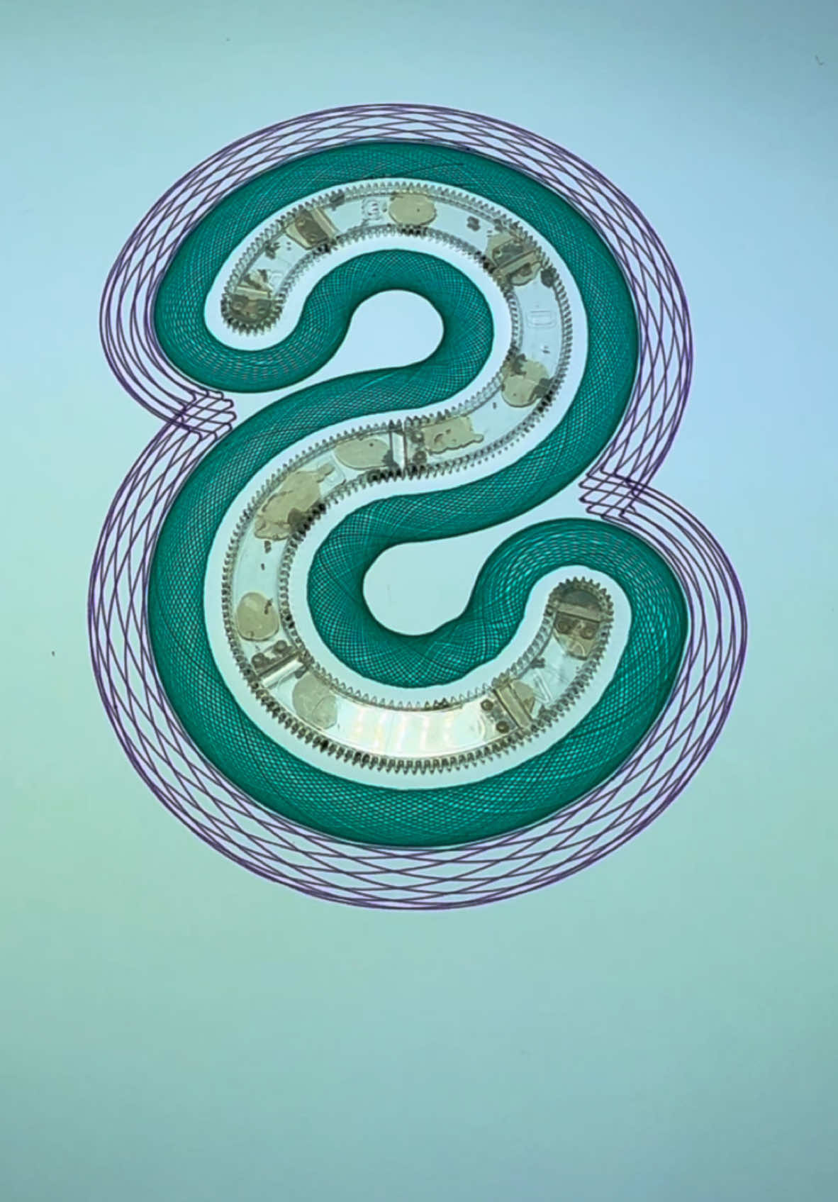 The mesmerizing form that moves forward without turning back #spirographshr #asmr #art #foryou #usa #amazing #satisfying #2025 