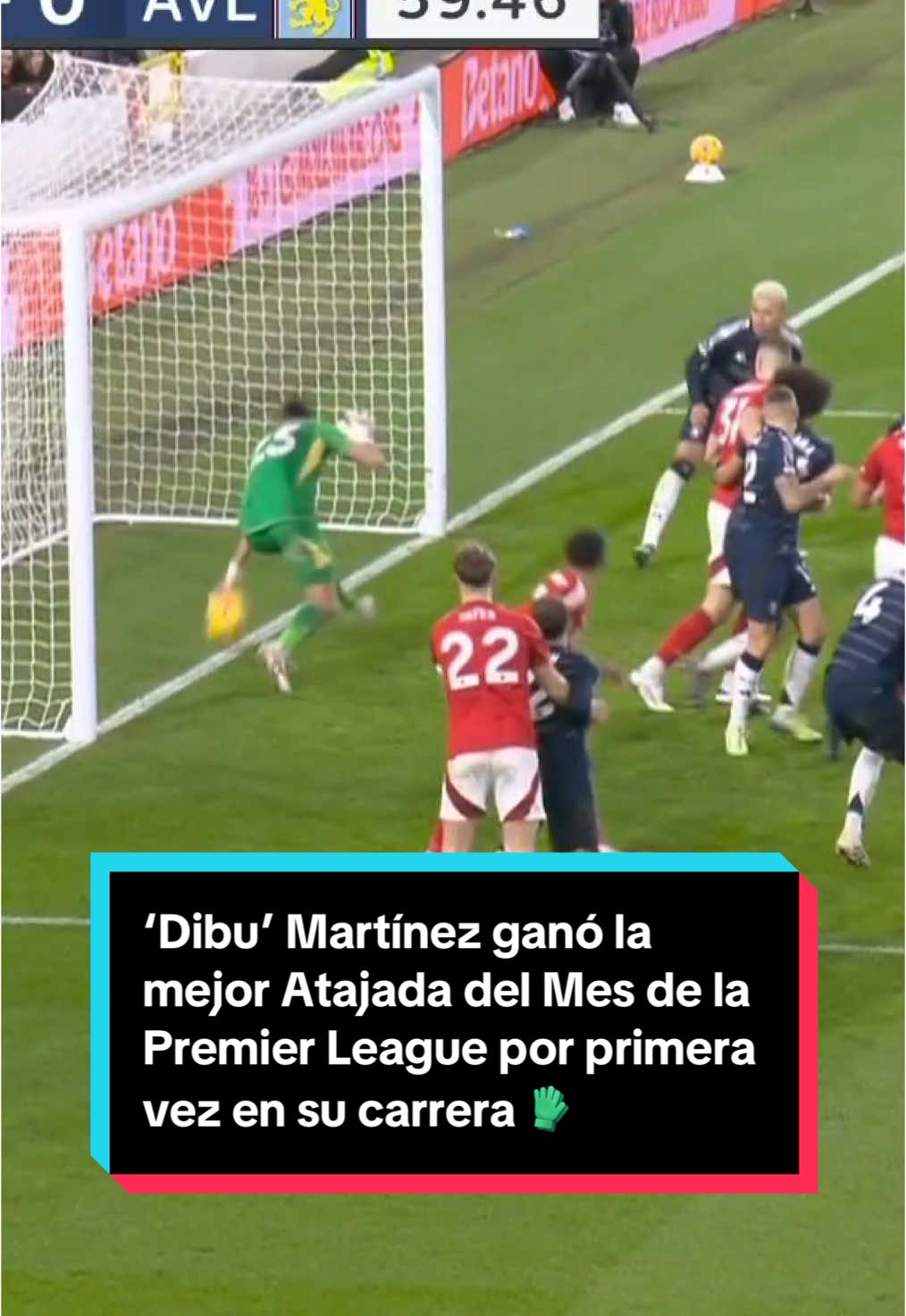 🇦🇷💣 ¡ESTA ATAJADA PASÓ A LA HISTORIA DEL ‘DIBU’! 🧤 Emiliano Martínez ganó por primera vez el premio a la Atajada del Mes de la Premier League. 👏 Fue por sacar el balón en la línea a un remate de Nico Domínguez, en el partido entre Aston Villa y Nottingham Forest. #LigaPremierTD #PremierLeague #astonvilla #dibumartinez #emilianomartinez #futbol 