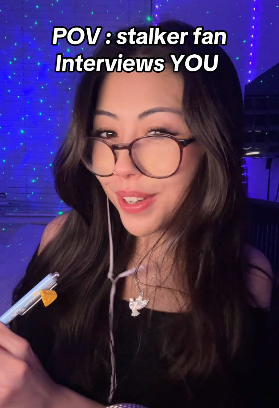 Asmr stalker fan interviews you part idk 10????  🤍 YT -> angelic lofi asmr 🤍 #fastasmr #writingsoundsasmr #fastandaggressive #asmrinterview #asmrtiktoks #asmroleplay #asmrfast #asmrpersonalattention