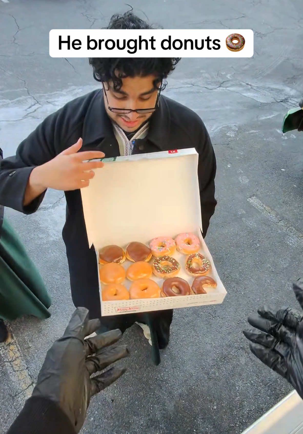 He brought donuts 🍩