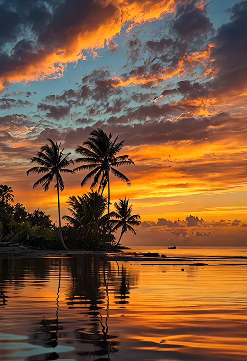 Breathtaking Orange Sunset #fyp #fypシ #nature #beautiful #beautifuldestinations #aesthetic #relax #mood #positivevibes #feelinggood #relaxing #relaxation 