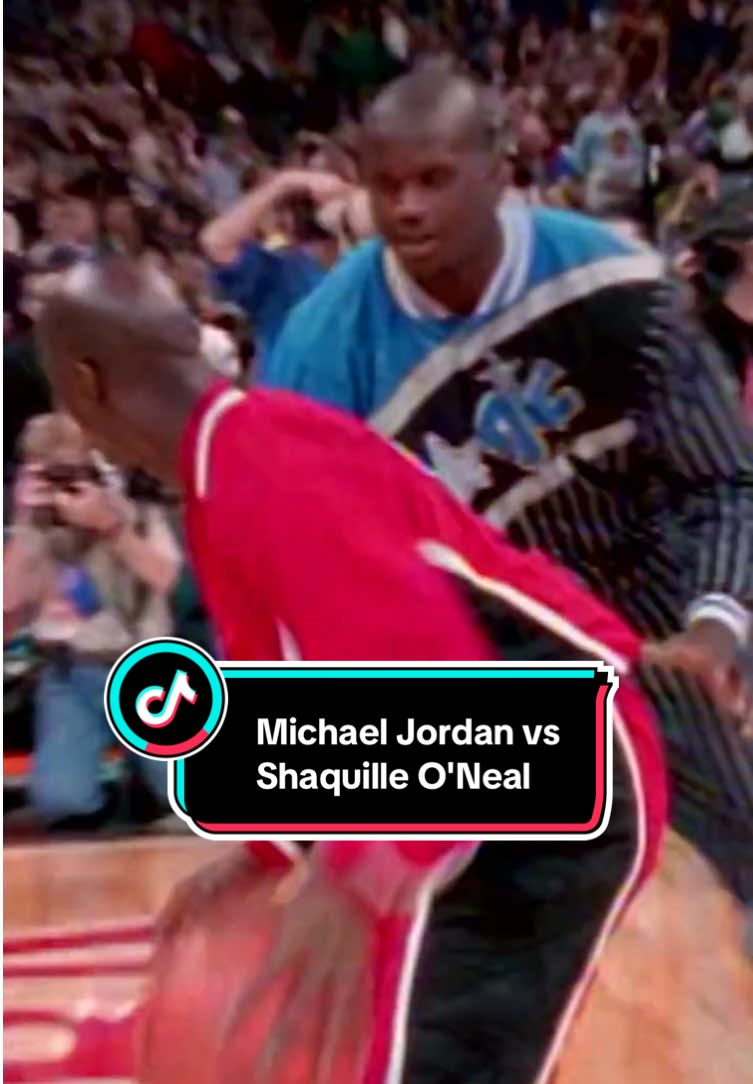 Michael Jordan 🆚 Shaq y un recuerdo único del NBA All-Star 🌟 #NBA #nbaallstar #allstar #michaeljordan #shaquilleoneal #shaq #basketball #TikTokDeportes 