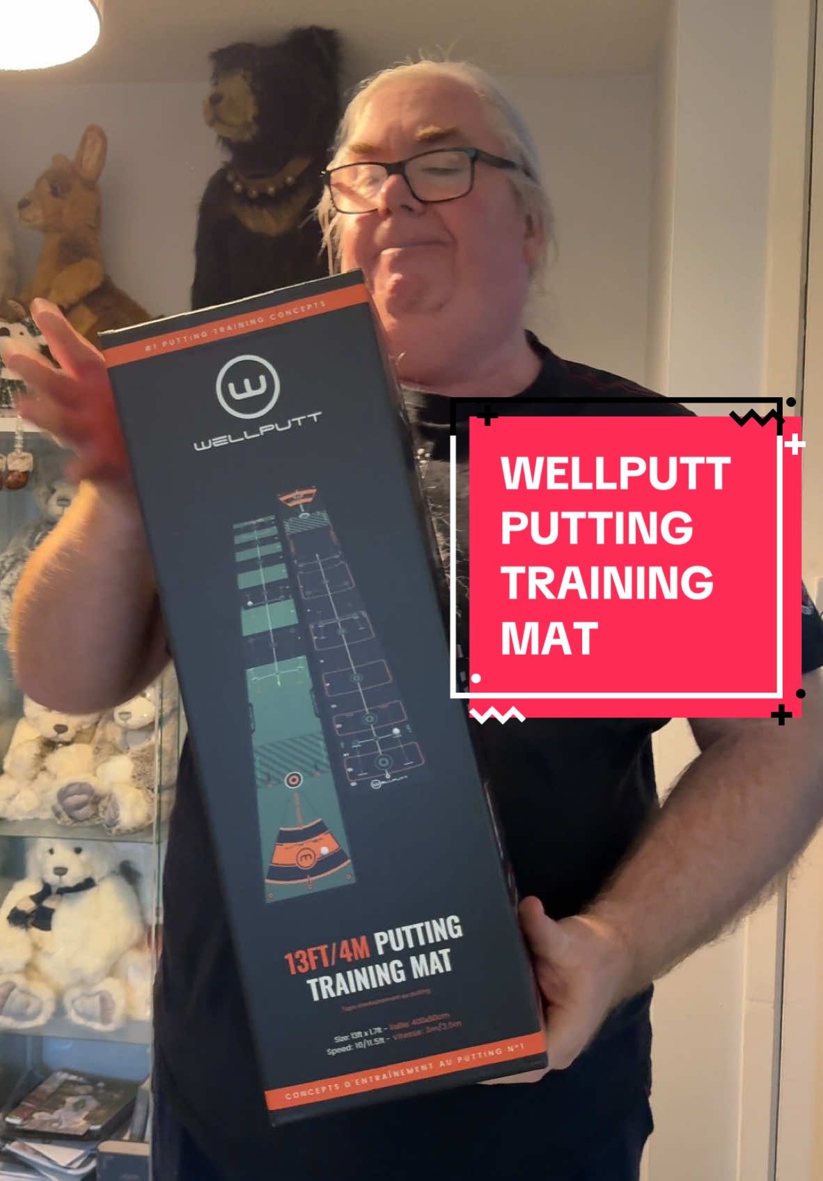 THE WELLPUTT TRAINING MAT #bigoggie #bigoggiegolf #cornwall #wellputt #putting #puttingmat #trainingmat #indoorputtingmat #puttingpractice 