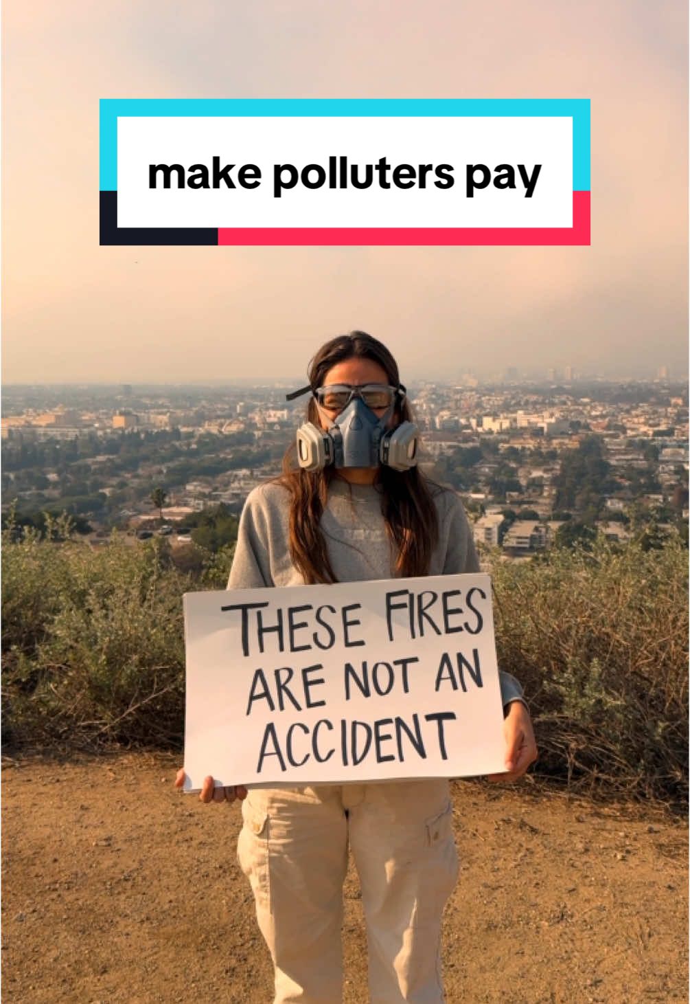 make polluters pay 🔥 @Make Polluters Pay  sign the petition demanding california for a climate superfund ✍️ 📣 🌎  #lafires #makepolluterspay #wildfires #climateaction #losangeles 