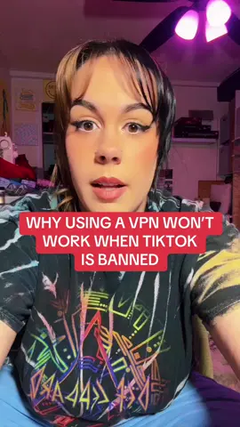 Replying to @Becca :) why using a VPN won’t work when TikTok is banned  #tiktokban #fyp 