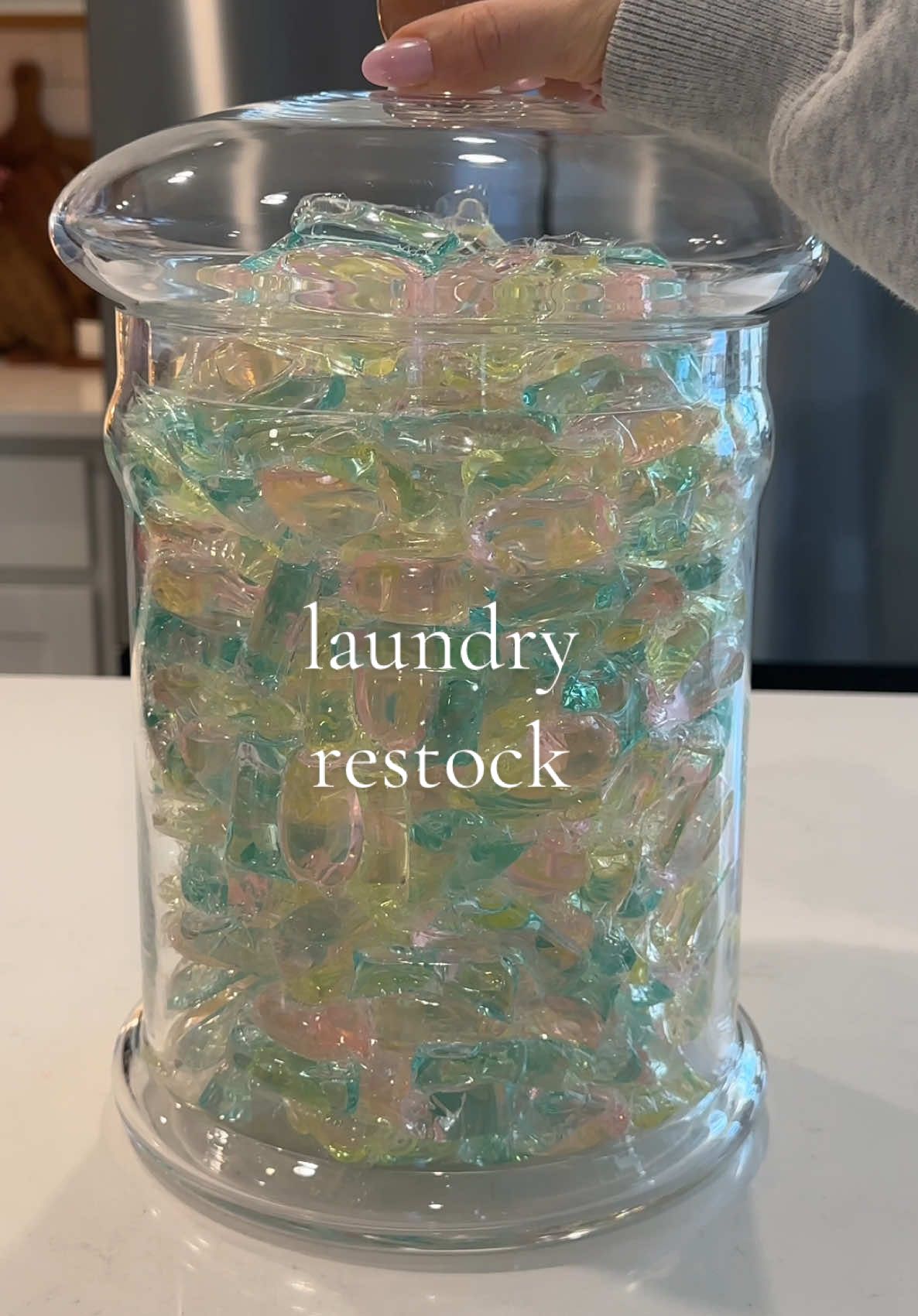 A much needed laundry restock 💗pink edition💗 #asmr #asmrsounds #laundryrestock #laundrytok #laundryrefill #restock #organized #organizedhome #pinkaesthetic #refill 