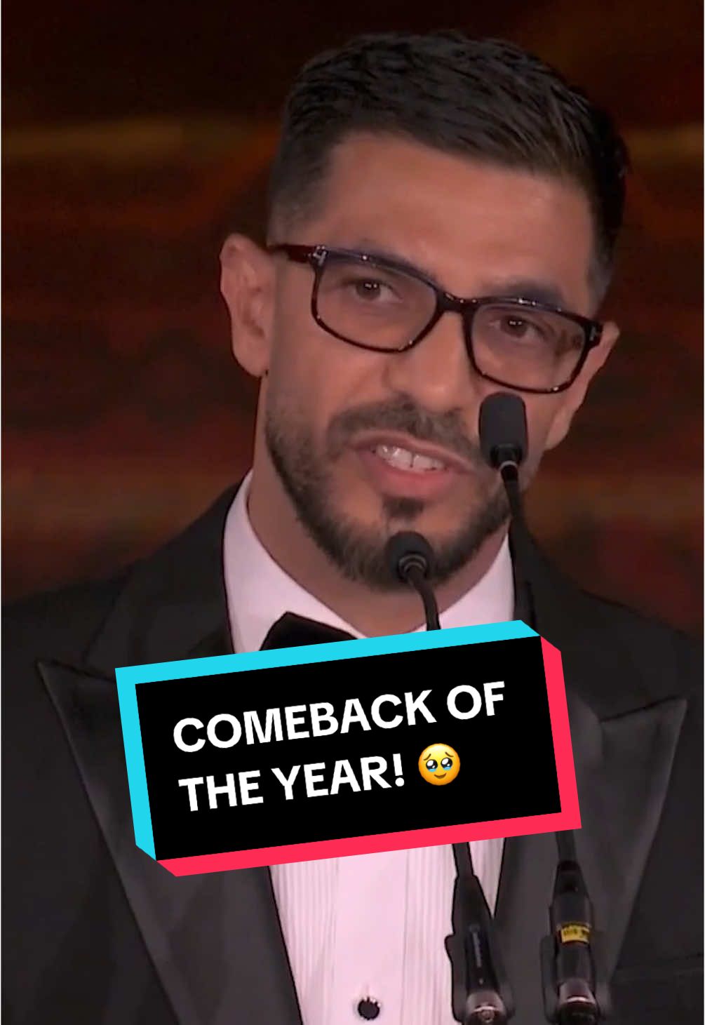 Can never count him out! 📠 Billy Dib has won the Comeback of the Year award! 😤 #TheRingAwards #Boxing #BillyDib