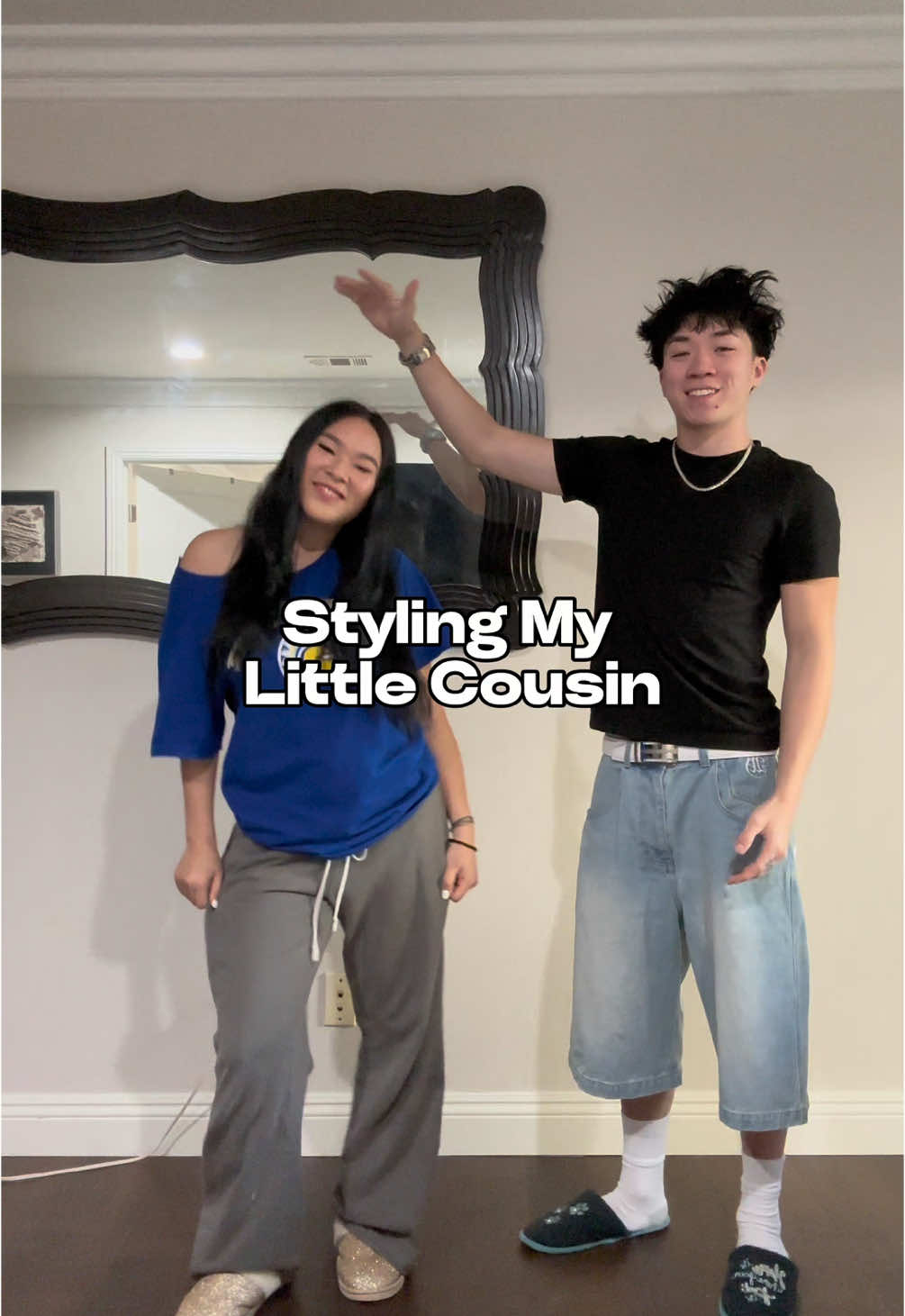she didn’t like the first fit i made her🥲 @Vivi #OOTD #grwm #outfitinspo 