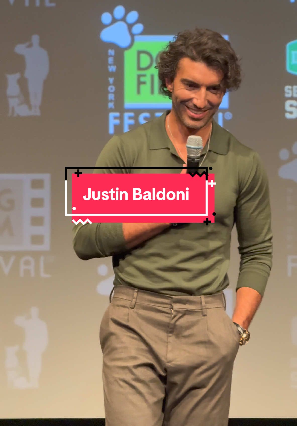 Replying to @Moment4life Here is Justin Baldoni, October 2024, after #itendswithus and before the lawsuit. He was the judge of the film festival new Purina “Service Dog Salute” film category. This is what he said back then… #justinbaldoni #behindthescenes #purina #filmfestival #nyc #purinadogchow 