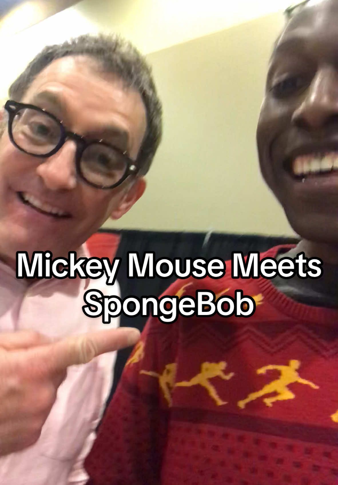 This is what happens when #MickeyMouse Meets #Spongebob (Aka the #legendary Tom Kenny)! And yep this was me to those who saw this going around earlier! Is this the first step to #Disney and #Nickelodeon becoming one? More #Mickey crossovers are coming soon! Hope ya enjoy! Find me on instagram or YouTube under @yomischannel  Romans 8:28 ““And we know that God causes everything to work together for the good of those who love God and are called according to his purpose for them.”