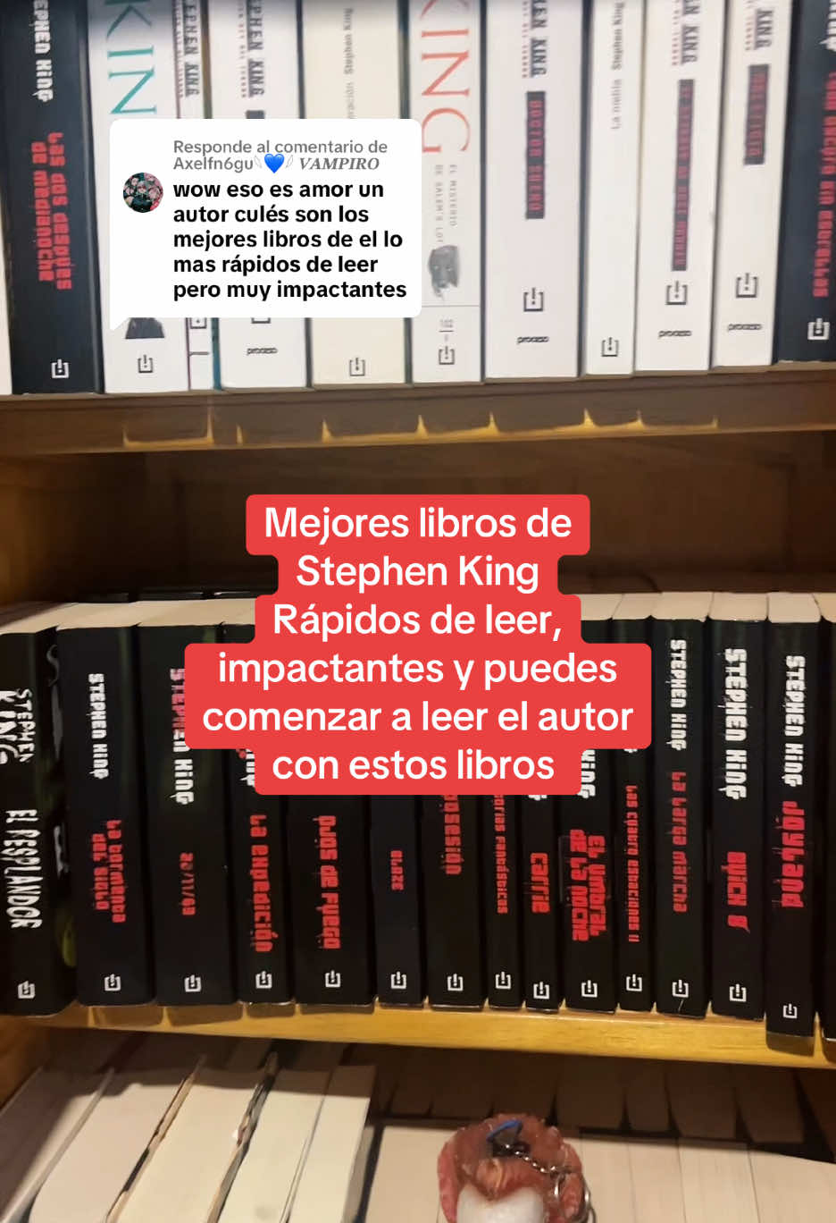 Respuesta a @Axelfn6gu𓆩💙𓆪 𝑽𝑨𝑴𝑷𝑰𝑹𝑶 #stephenking #misery #horrorbooks #stephenkingbooks #stephenkingespañol #stephenkingenespañol #BookTok #booktokespañol #libros #librostiktok #librosrecomendados #librosrecomendados📚 