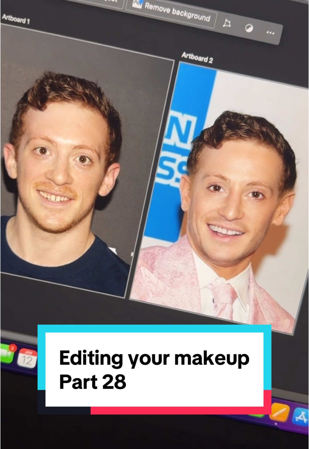 Replying to @HachiBeri Part 28 | Editing your makeup! Ethan Slater as Frankie Grande edition