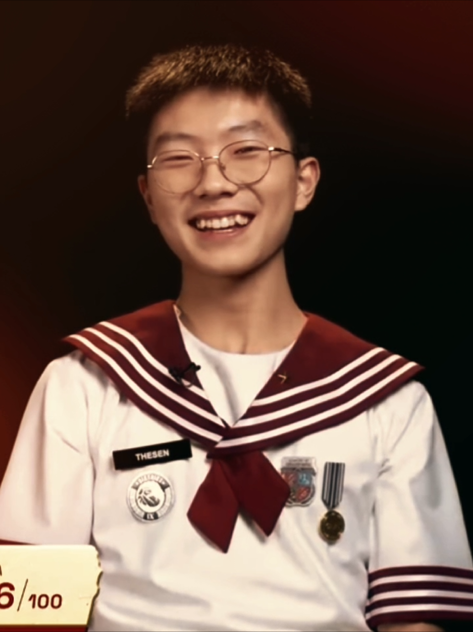 ok.. anw i love his smile (ˊ˘ˋ*) #thesen #aoc #ruangguru #academyofchampions #fyp #district9 @Thesen 