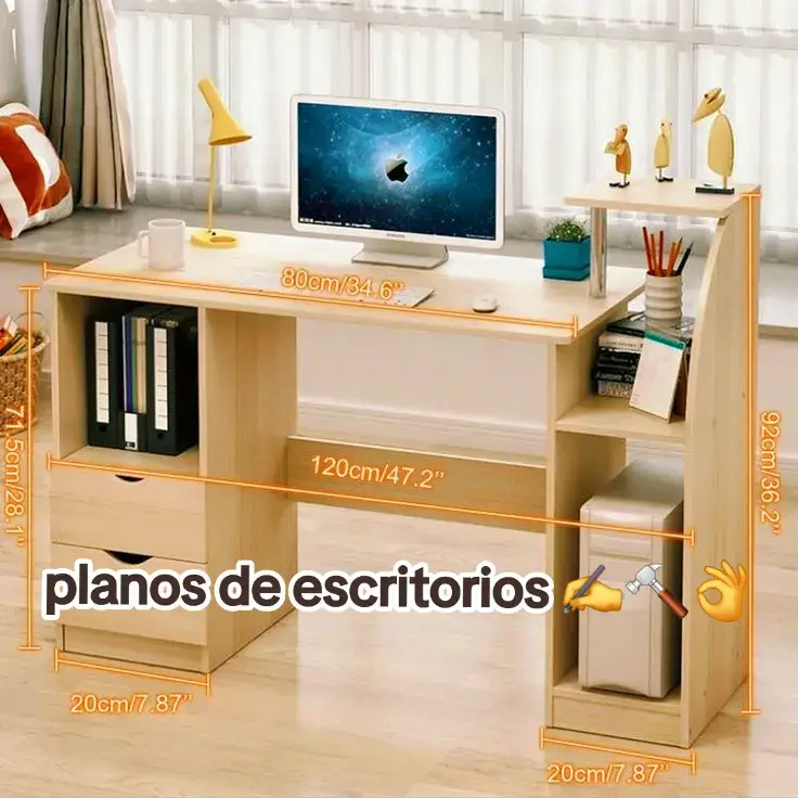 Crea tu propio rincón de estudio con estos planos GRATIS!  ¡Diseños modernos y funcionales para todos los gustos!  ¡Inspírate y manos a la obra! #DIY #escritorio #hogar #oficina #bricolaje #mueblesdediseño #renovacion #mueblespersonalizados #proyectosdecarpinteria #carpinteria #mueblesdemadera #decoracion #mueblesdemelamina #hogar #ideasparacasa #diseñointerior #tutorial #hazlotumismo #carpinteriaencasa 