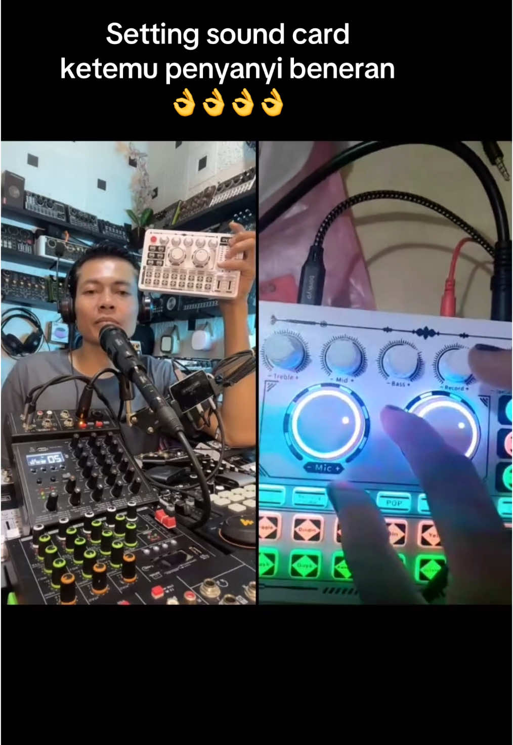 Setting sound card f999 live karaoke#LIVEhighlights #TikTokLIVE #LIVE #karaoke #karaoketiktok #setting #settingsoundcard #soundcardf999 