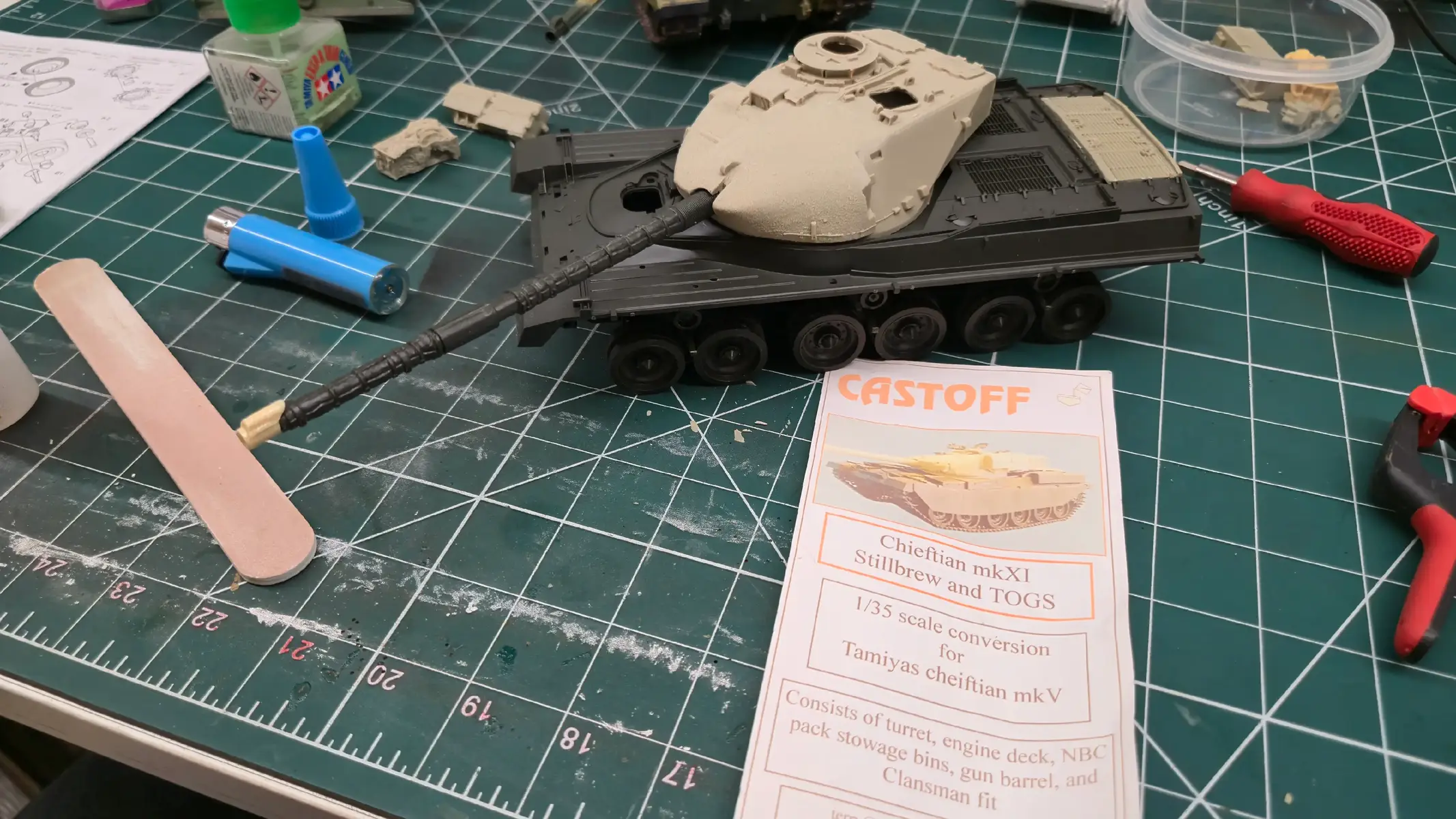 new build incoming tamiya chieftain with cast of mk11 conversion . #chieftian #Chieftianmk11 #scalemodeling #fyp #ipmscoalademodeling  #britisharmy #scaletanks #militarymodel #challenger2 #bergepanzer #weasel #militarymodels #tamiya #trumpeter #afvmodel #stillamatuer #hobbybossmodels #akmodel #akinteractive #tanktok 