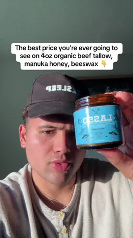 Beef tallow for moist skin #lassotallow #tallow #skincare #fyp #tiktokshop 