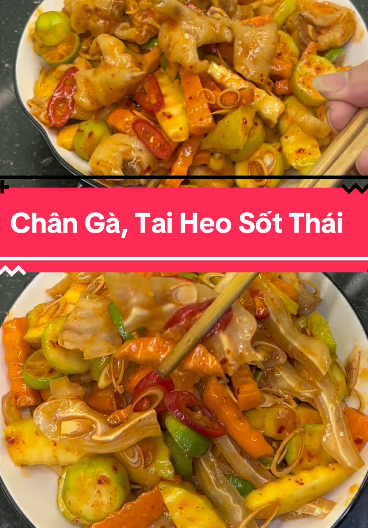 Tết làm Chân Gà , Tai Heo sốt Thái đãi cả nhà . Giải Ngán bánh trưng, thịt gà ngày Tết luôn . không phải lịch kịch làm sốt đâu vì đã có nước Sốt Thái Thị Bông rồi. Ngon lắm luôn. Đỡ bao công làm mà thành phẩm siêu siêu ngon nha . #sotthaithibong #chângàsốtthái #taiheosotthai #sotthai #LearnOnTikTok #xuhuongtiktok #viral #nauancungtiktok #lethanhnhan92 #tet #monngonngaytet 