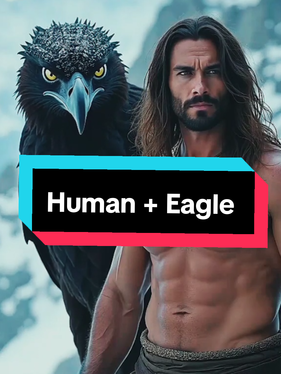 Human + Eagle   #hybrid #fusion #fyp #animalsfusion 