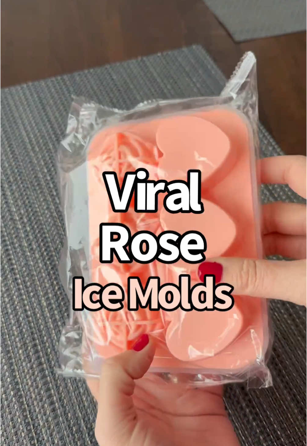 Grab these Valentine’s Day ice molds in my Amazon Storefront in my profile under “Valentine’s Day” 🌹❤️ #ValentinesDay #vday #valentinesdayideas #valentinesdaydrinks 