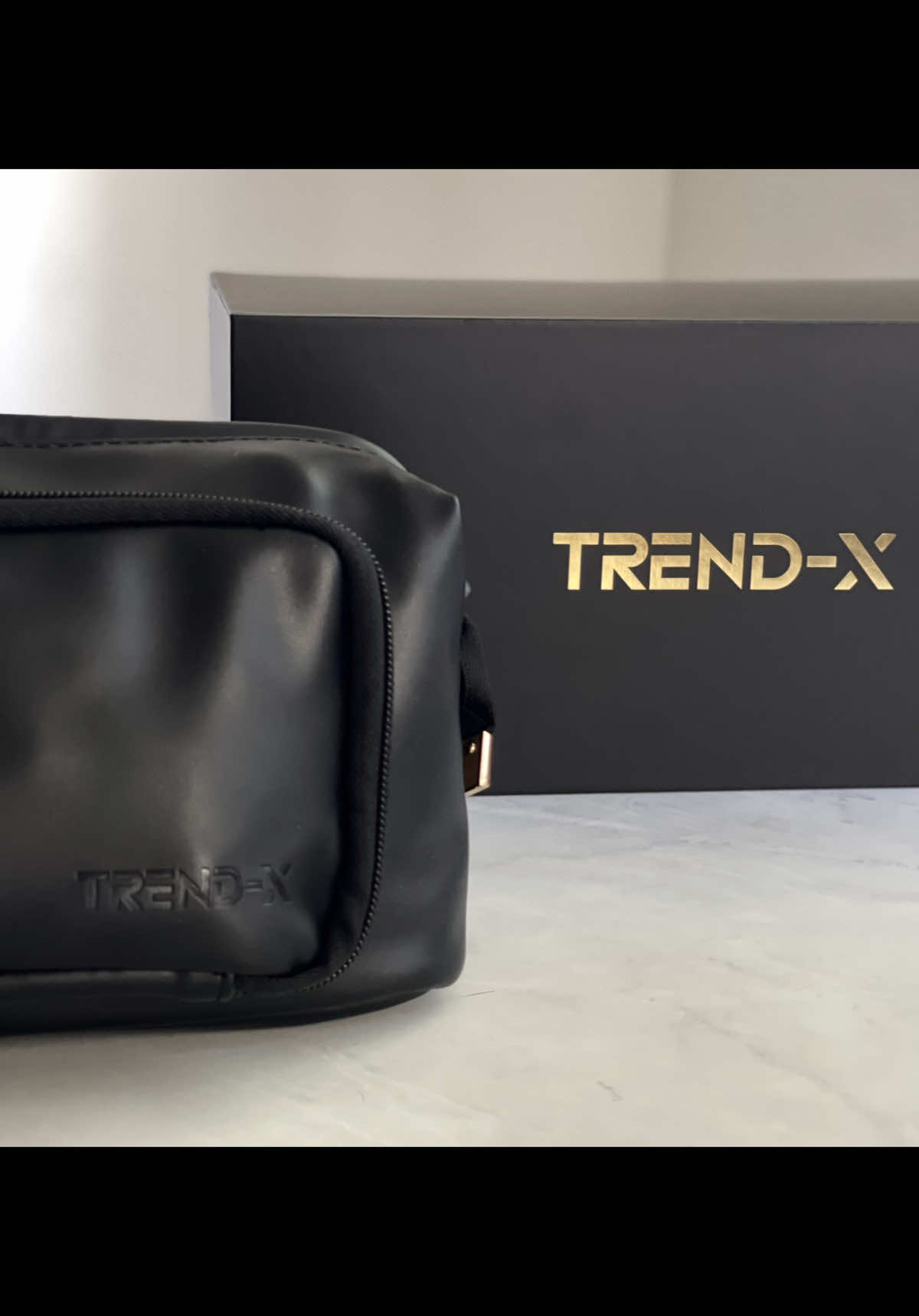 TREND-X Travel Makeup Bag with Brush Compartment, Large Capacity Cosmetic Case, PU Leather Toiletry Bag, Open Flat Cosmetic Storage, Beauty Organizer for Women #Trend-x @TREND-X 