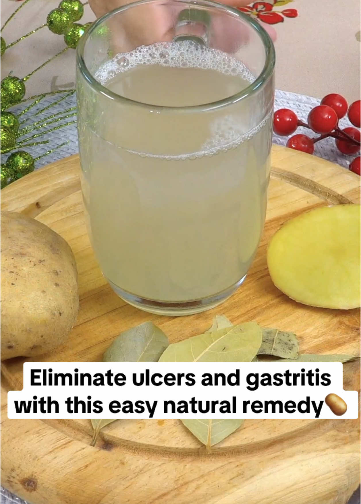 Eliminate ulcers and gastritis with this easy natural remedy🥔 #naturalremedy #homemade #healthy #remedy #EasyRecipes #Recipe #gastritis 