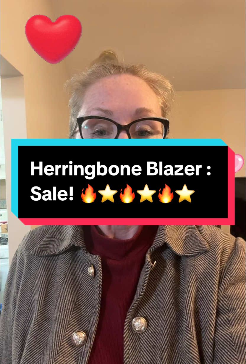 Wool Blazer #salesalesale🥳 #blazer #herringbone #scarftoo #lookingrichbuthavingnomoney #greatworktoplayideas #hittheorangecart 