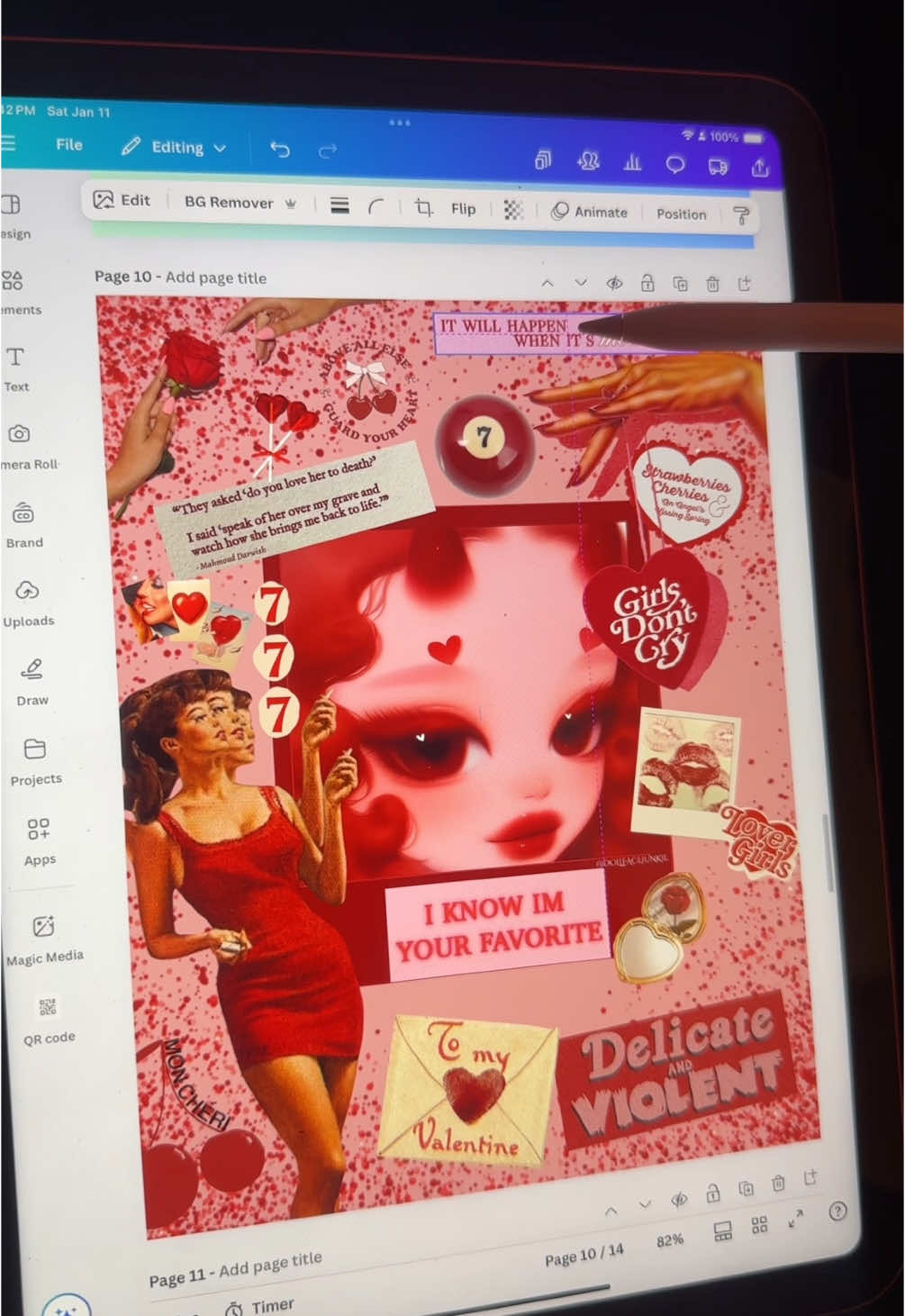 My newest obsession!! The Amazon link for the case is in my beacons profile! #ipadpro #ipadgirly #customipadcase #customdesigns #ipad10thgen #junkcase 