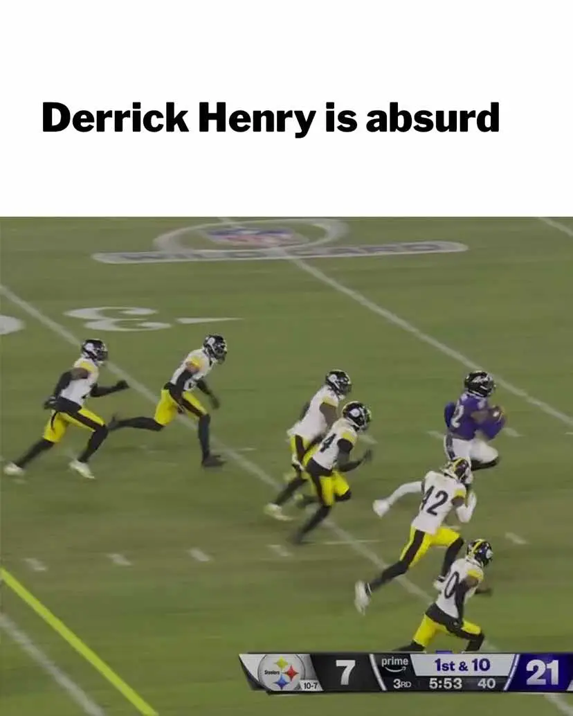 Sheesh #ravens #NFLPlayoffs #derrickhenry 