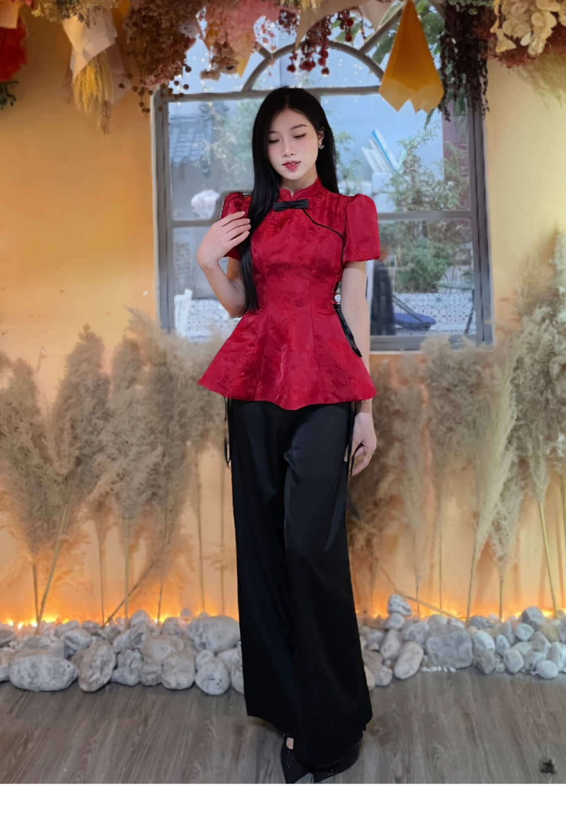 Set xinh đi chơi Tết nha #xuhuong #hottrend #thoitrangnu #aodai 