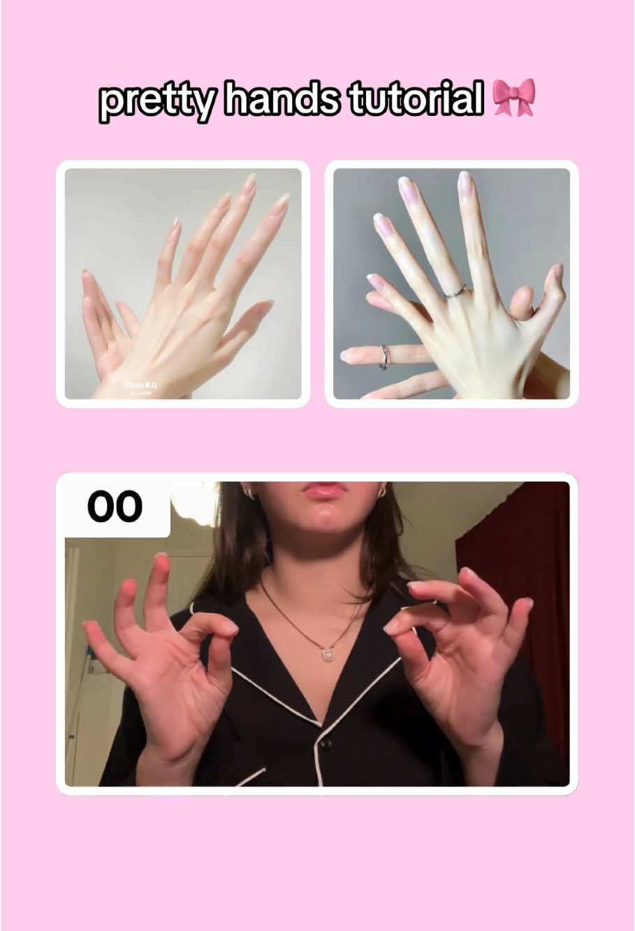 pretty hands tutorial 🎀 #exercise #GlowUp #viral #foryoupagе #workout #tutorial #girltips #fürdich #fy #fyp #foryou #furdich #hands #handwork #handworkout #handexercises #handexercise 