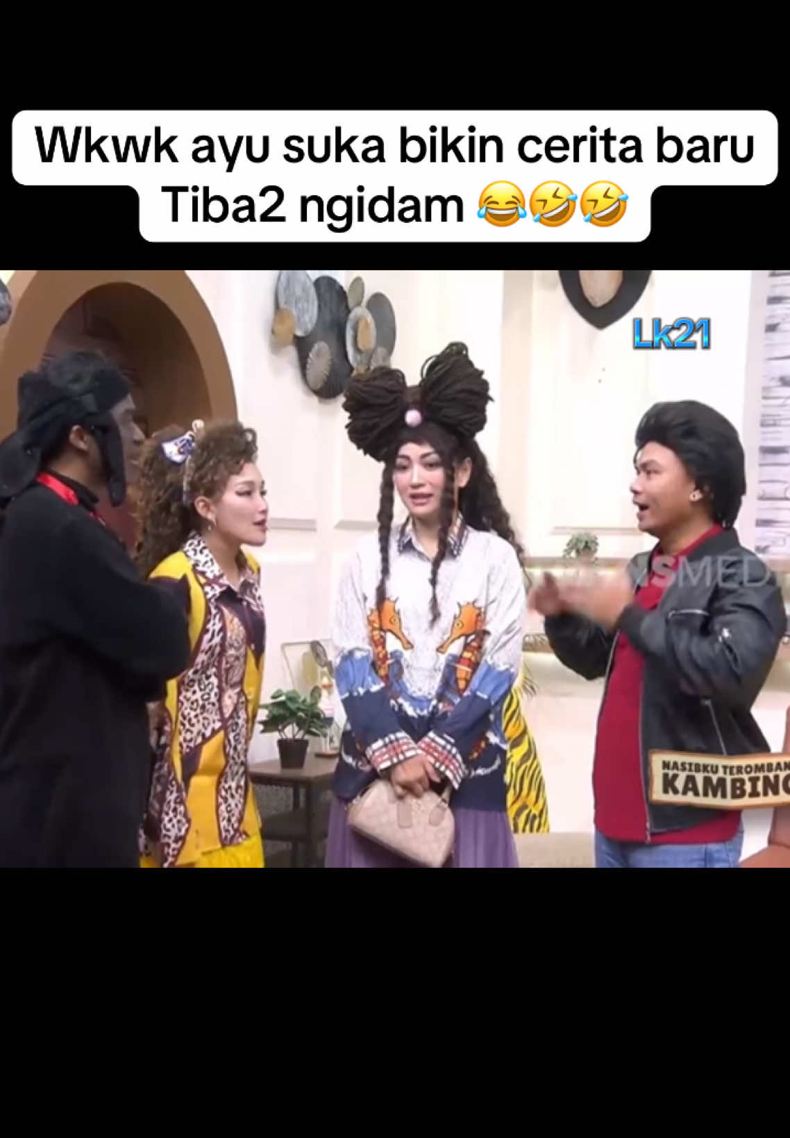 Emang dasar ibu ayu suka bgt bikin cerita baru 😂🤣🤣 #fyp #ayutingting #rinanose #laporpaktrans7 #wendicagur #btstrans7 #layarkomedi21 #fypシ゚viral #layarkomedi21 #fypkomedi #fyppppppppppppppppppppppp #suryainsomnia #dikidifie #hestipurwadinata #andretaulany #komedikocak 