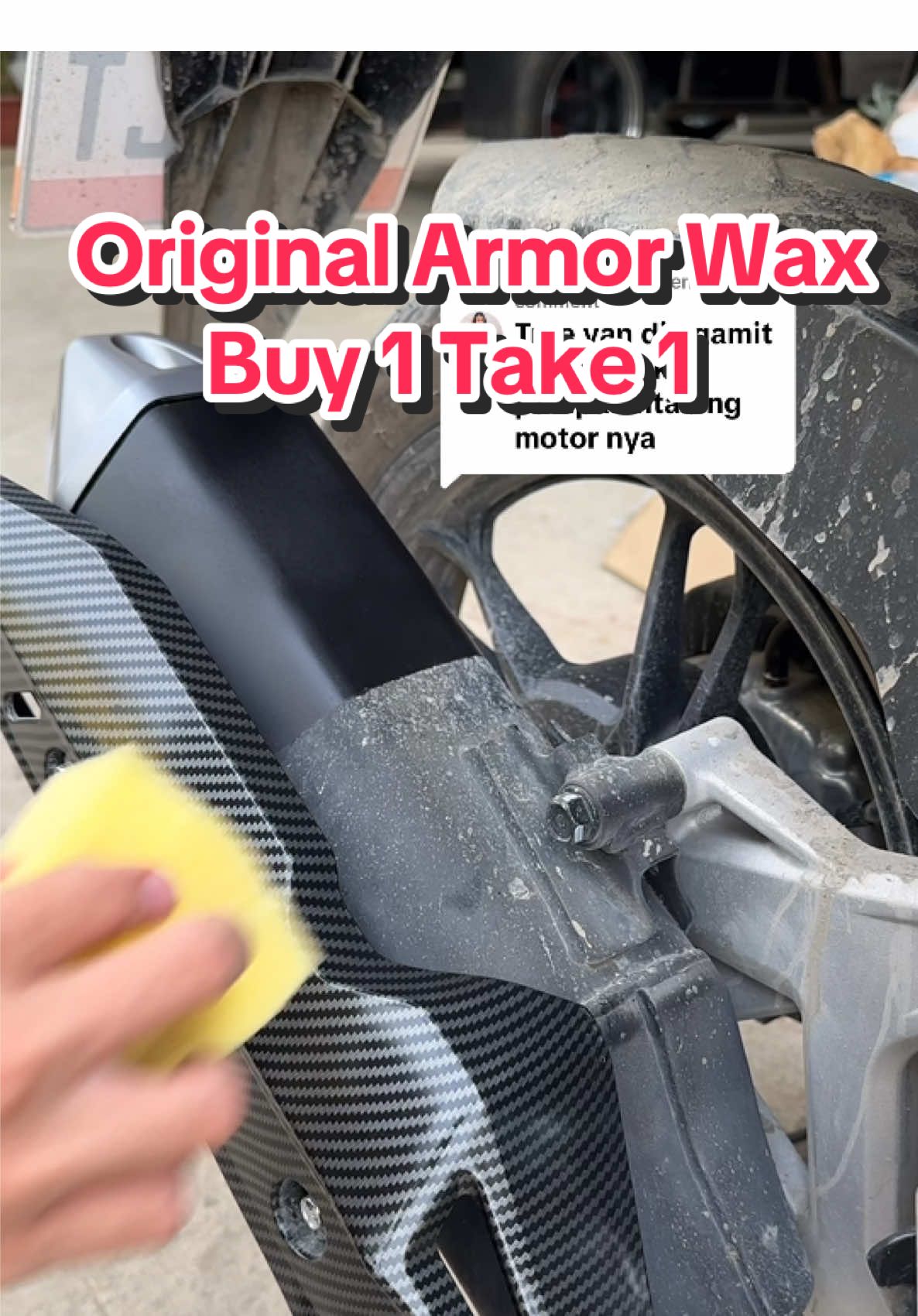 Replying to @ninaylovens 🧿🪬 madami na po gumagamit neto lalo na sa mga kupas na fairings #armorwax #originalarmorwax #armorwaxformotorcycle #armorwaxcoatformatteandglossy #armormattecoat #motorcyclewax #waxformotorcycle #trending #fyp #viral 