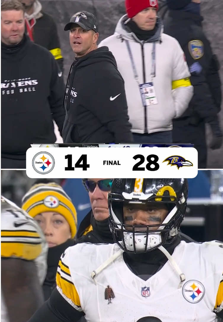 #Ravens take care of business against the rival #Steelers 😈 (📺 Prime) #playoffs #nfl #football 