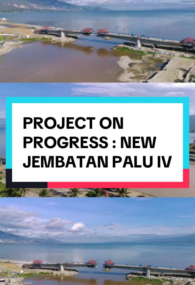 New JEMBATAN PALU IV Setelah meleset dari target awal Desember 2024, Project Besar New Jembatan Palu 4 bantuan pasca bencana JICA Jepang ini direncanakan selesai pada bulan April 2025. Pokoknya wajib ba foto foto ba standing motor ba drag sebelum peresmian. Canda! Dronefootage (bukanmaiin) #palu #kotapalu #sulteng #jembatanpalu4 #newjembatanpalu4 #statspalu 