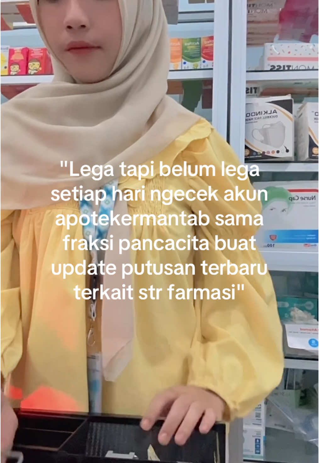 Semoga keputusannya ga berubah ya 🥹 #pharmacy #pharmacytiktok #obat #apoteker #strfarmasi #apotekermantab #fyp 