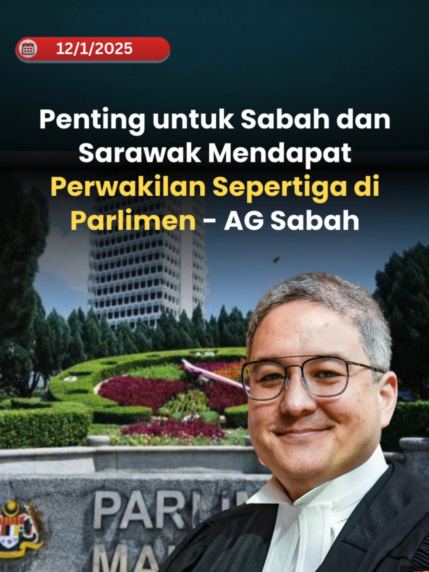 Peguam Negara Sabah, Brenndon Keith Soh, menggesa agar Sabah dan Sarawak diberikan satu per tiga daripada kerusi Parlimen untuk memastikan kedua-dua negeri mempunyai peranan lebih besar dalam pembangunan negara. Beliau menyatakan bahawa peruntukan ini penting bagi melindungi hak-hak perlembagaan negeri-negeri Borneo, yang tidak boleh dipinda tanpa sokongan Ahli Parlimen dari Sabah dan Sarawak. Ketika Malaysia ditubuhkan, Malaya memegang 65% daripada kerusi Dewan Rakyat, manakala Sabah dan Sarawak hanya mendapat 25% selepas Singapura keluar. Perwakilan satu per tiga ini diharapkan dapat memberi kuasa veto semula kepada Sabah dan Sarawak dalam sebarang pindaan perlembagaan. Timbalan Perdana Menteri, Fadillah Yusof, telah mengesahkan bahawa perkara ini akan dibincangkan selepas PRU ke-16.