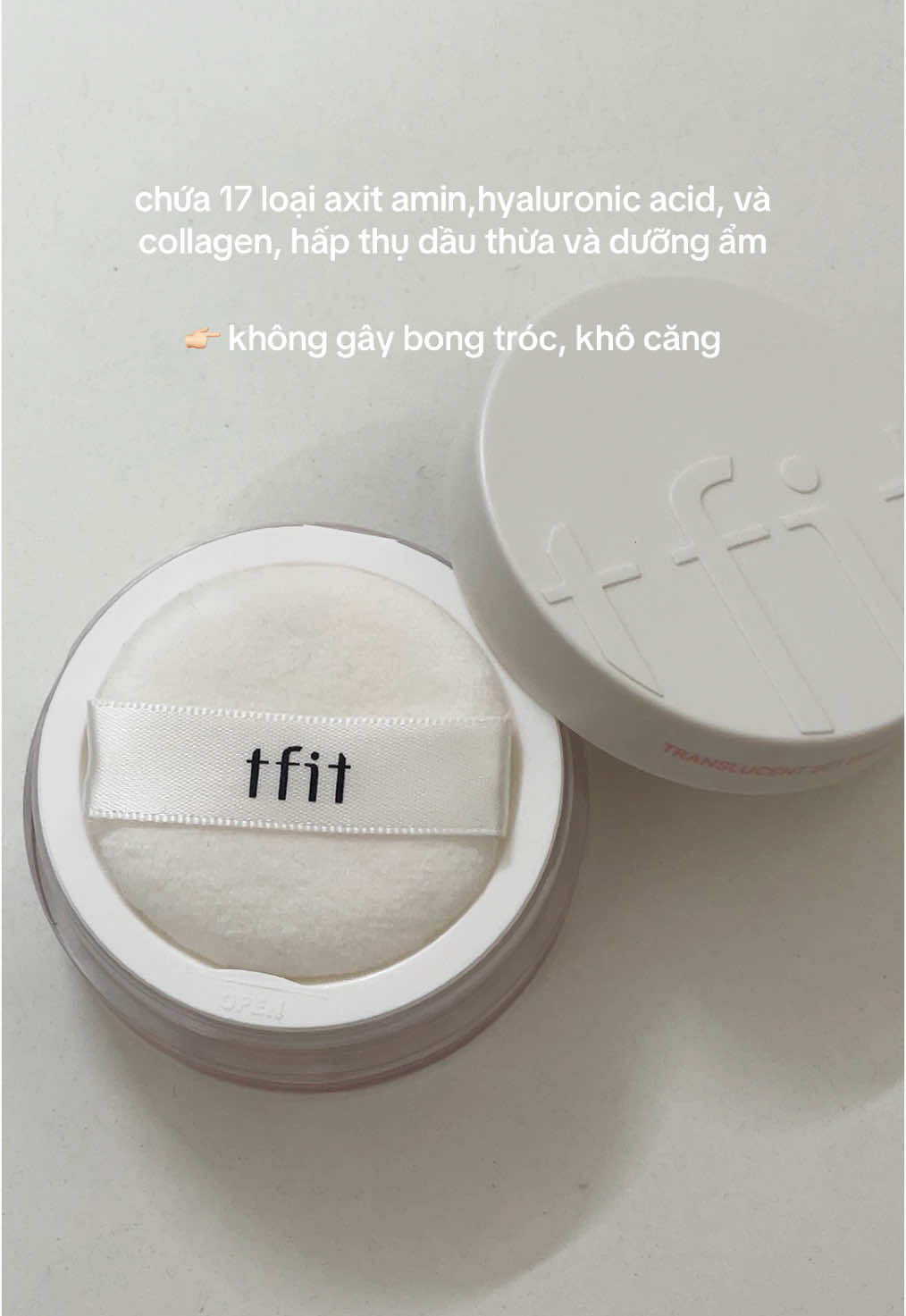 phấn phủ bột nhà @TFIT VIETNAM OFFICIAL dạo này t mê 🥹 #TFIT #TFITVN #TFITPOWDER #kbeauty #xuhuong #reviewlamdep #phanphubot #foryou #viral 